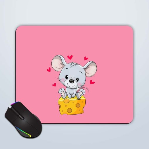 Cute Cartoon Mouse Mouse Pad