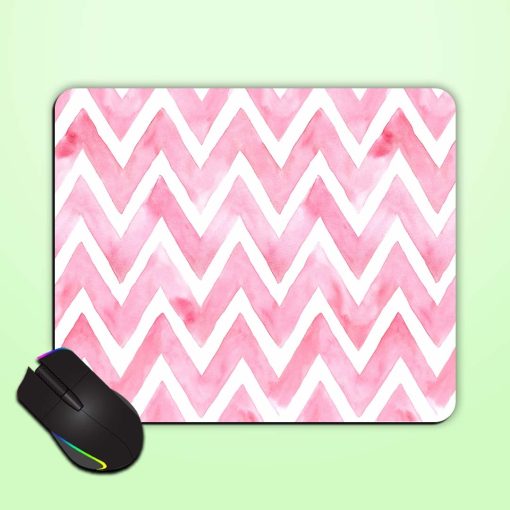 Chevron Pink Color Mouse Pad Chachhi