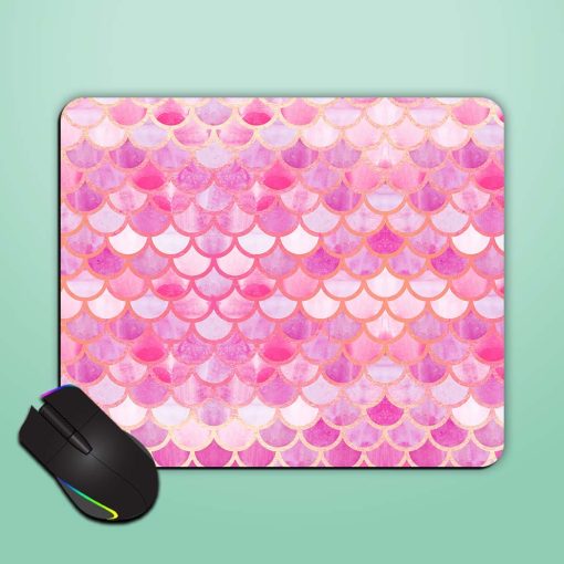 Mermaid Scales Watercolor Mouse Pad Chachhi