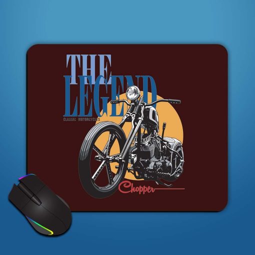 Motorcycles Image Vector Mouse Pad Chachhi