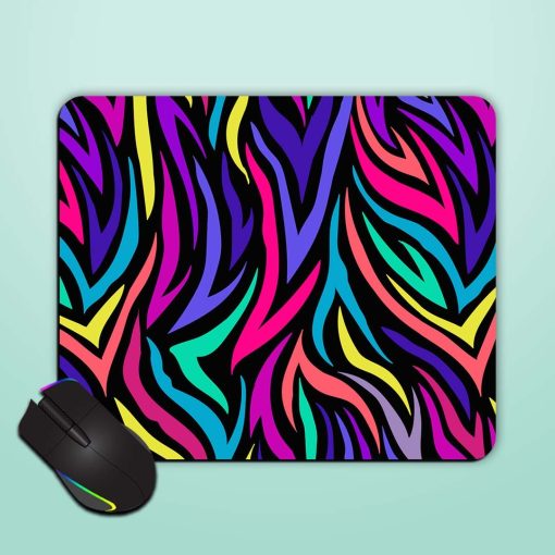 Abstract Seamless Tiger Mouse Pad Chachhi