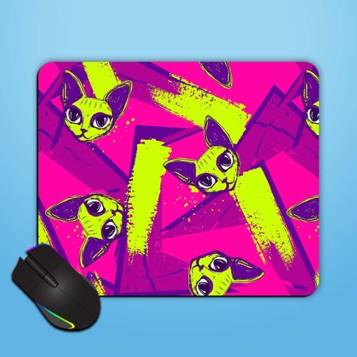 Abstract Seamless Grunge Mouse Pad Chachhi