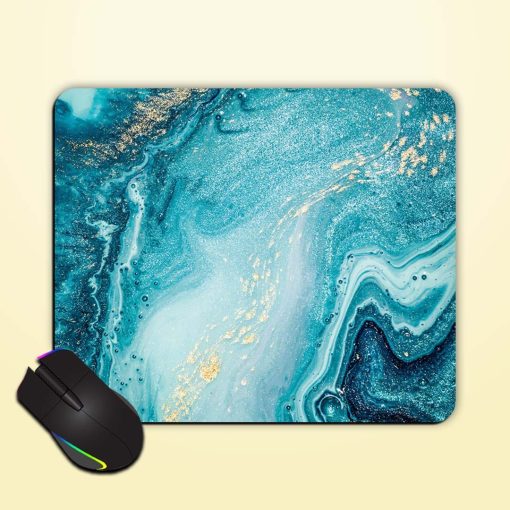 Abstract Ocean Art Mouse Pad Chachhi