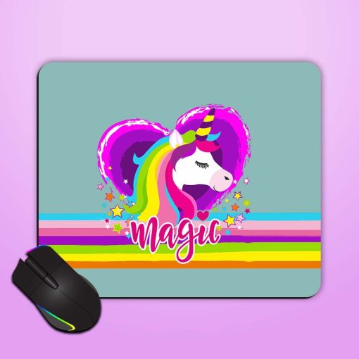 Print Cartoon Unicorn Mouse Pad Chachhi