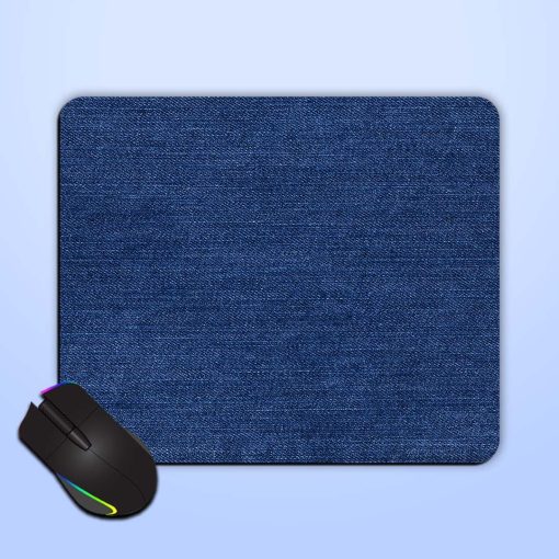 Blue Background Denim Mouse Pad Chachhi