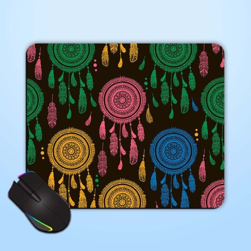 Color Seamless Pattern Mouse Pad Chachhi