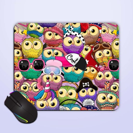 Colorful Seamless Pattern Mouse Pad Chachhi