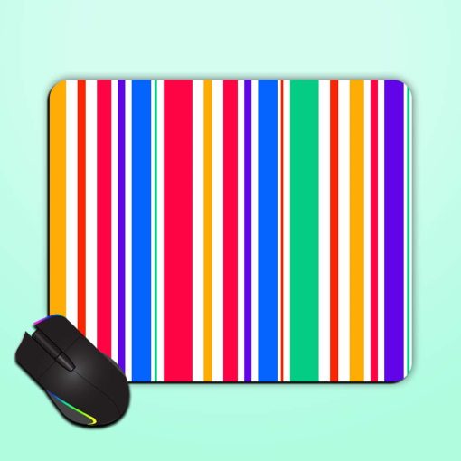 Abstract Seamless Rainbow Mouse Pad Chachhi