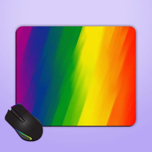 Rainbow Background Gay Mouse Pad Chachhi