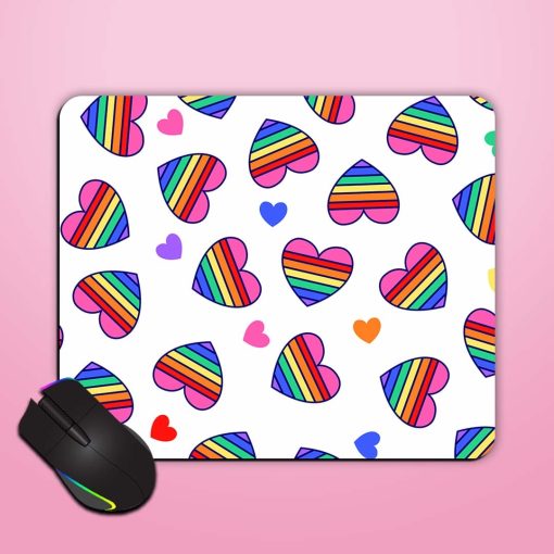 Lgbt Seamless Pattern Mouse Pad Chachhi