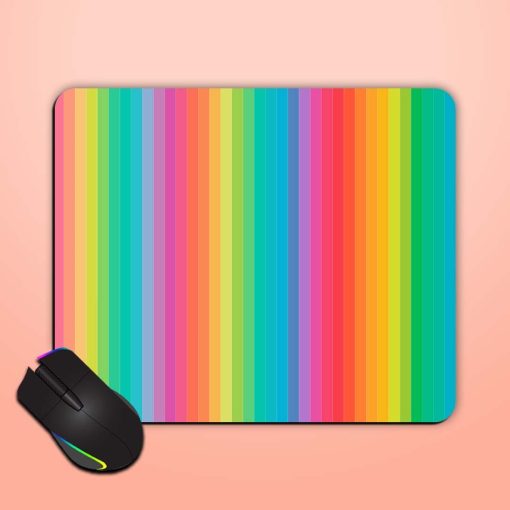 Pastel Colorful Line Mouse Pad Chachhi