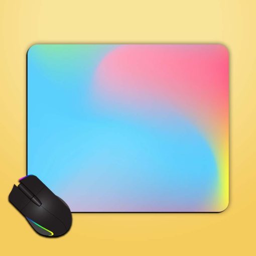 Wavy Curve Yellow Mouse Pad Chachhi