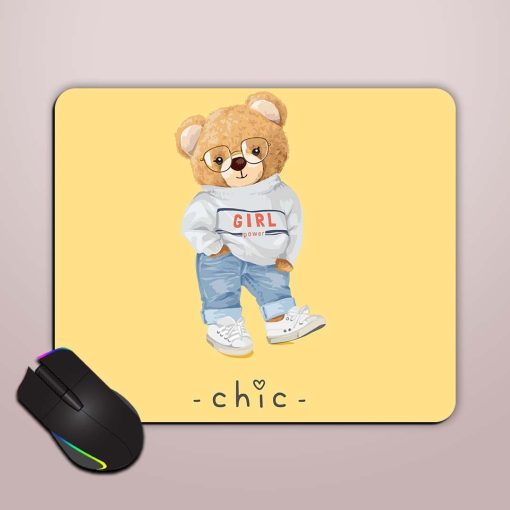 Chic Slogan Cute Mouse Pad Chachhi