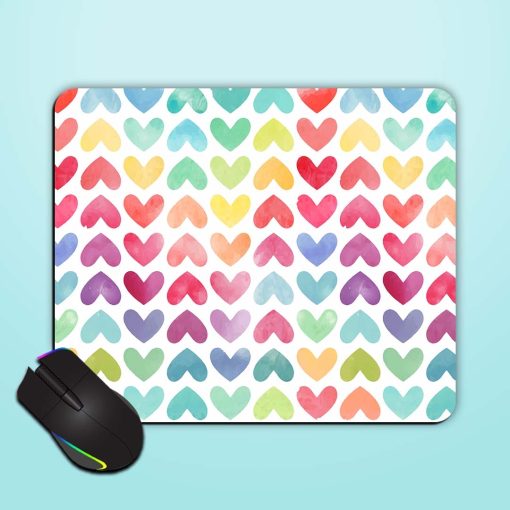 Seamless Colorful Watercolor Mouse Pad Chachhi