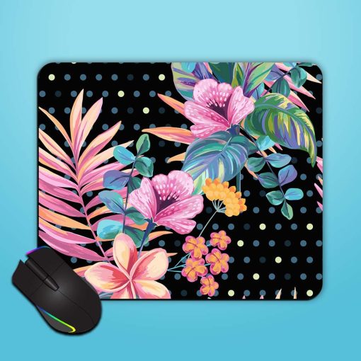 Seamless Floral Pattern Mouse Pad Chachhi