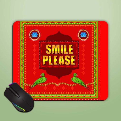 Vector Design Smile Mouse Pad Chachhi