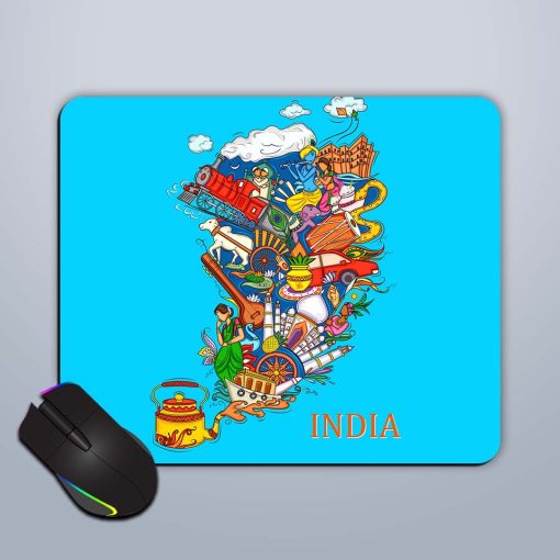 Vector Design Indian Mouse Pad Chachhi