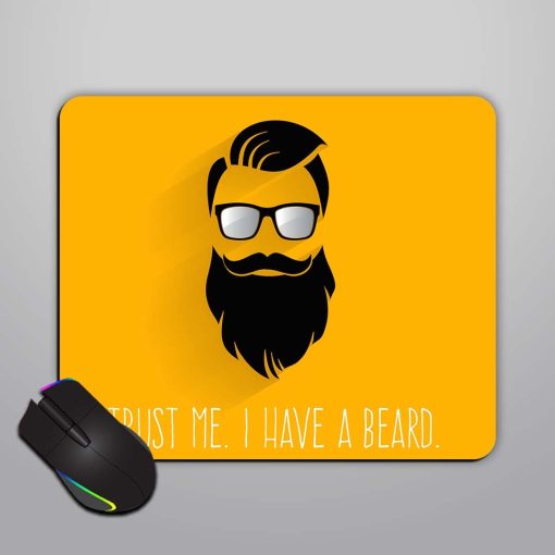 Hipster Trust Me Mouse Pad Chachhi