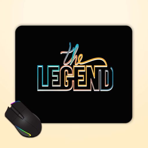 Legend Calligraphy Colorful Mouse Pad Chachhi