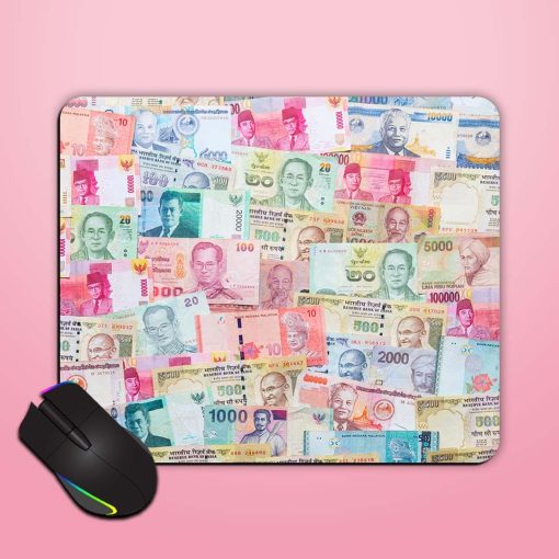 Background Asian Currency Mouse Pad Chachhi