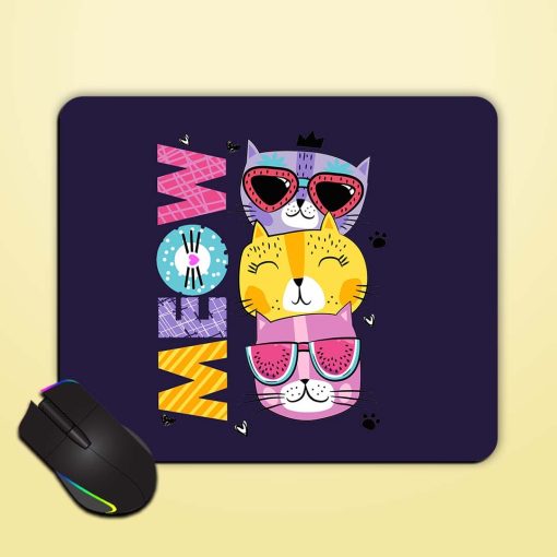 Cute Abstract Illustration Mouse Pad