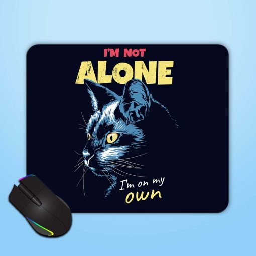 Slogan Black Cat Mouse Pad Chachhi