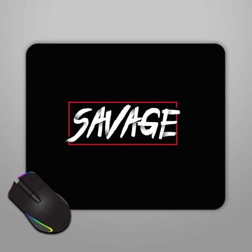 Savage Typography Dots Mouse Pad Chachhi