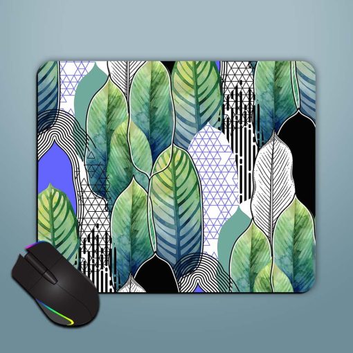 Leaft Watercolor Art Mouse Pad Chachhi