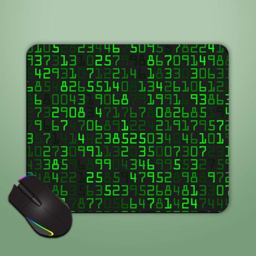 Modern Background Green Mouse Pad Chachhi