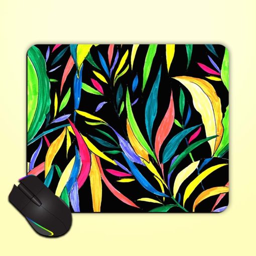 Colorful Leaves Pattern Mouse Pad Chachhi