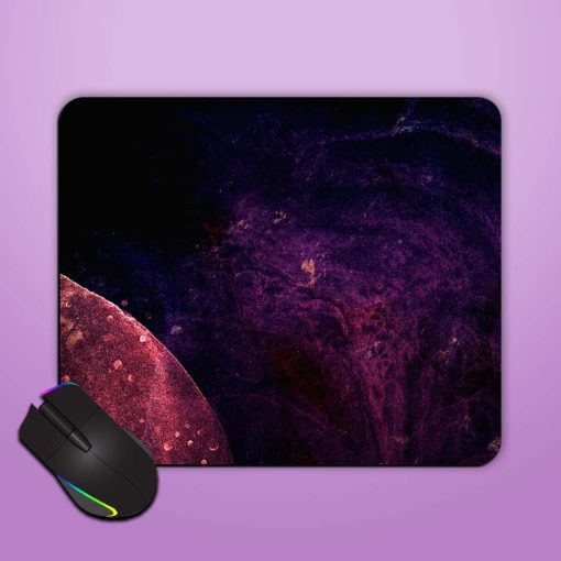 Dark Contemporary Memphis Mouse Pad Chachhi