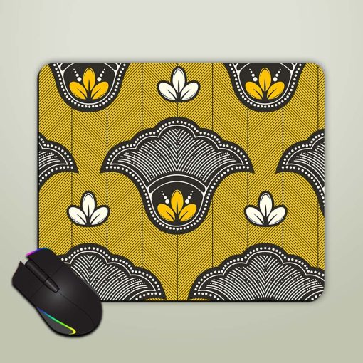 Flower African Seamless Mouse Pad Chachhi