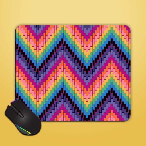 Amzing Zigzag Artwok Mouse Pad Chachhi