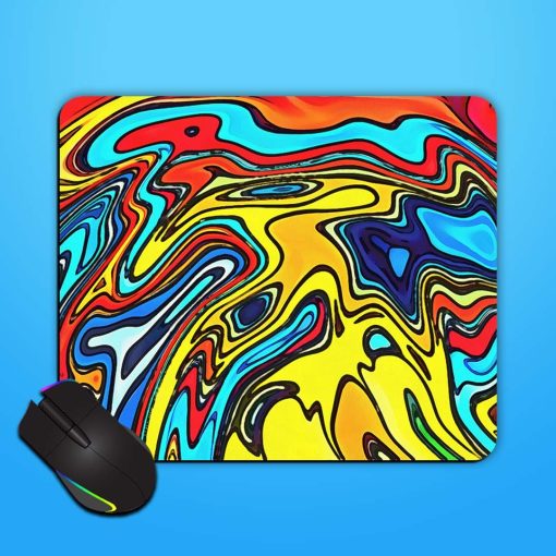 Abstract Swirl Background Mouse Pad Chachhi