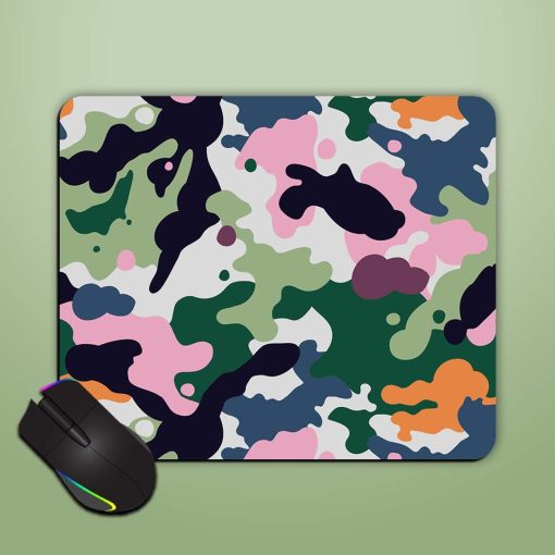 Seamless Funky Camouflage Mouse Pad Chachhi