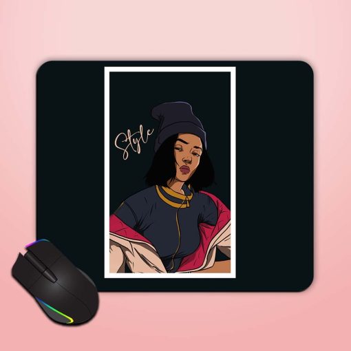 Stylish Girl Mouse Pad Chachhi