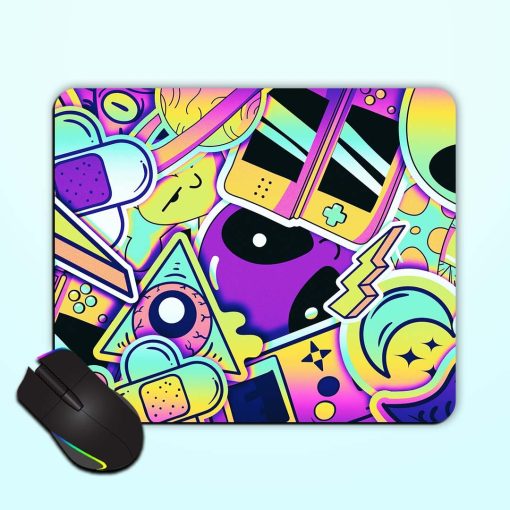 Scatchy Art Mouse Pad Chachhi