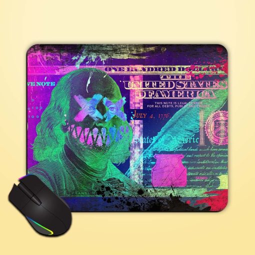 Colorful 100 Dollor Mouse Pad Chachhi