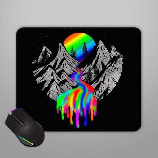 Rainbow Color Mountain Mouse Pad Chachhi