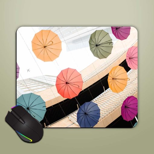 Flying Umbrellas Mouse Pad Chachhi