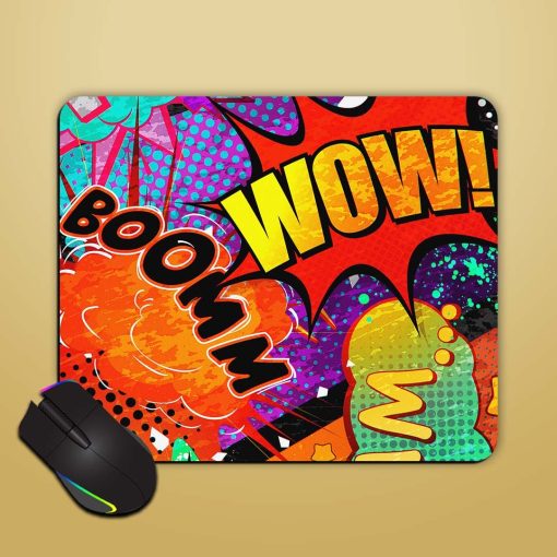 Comic Art Work Mouse Pad Chachhi