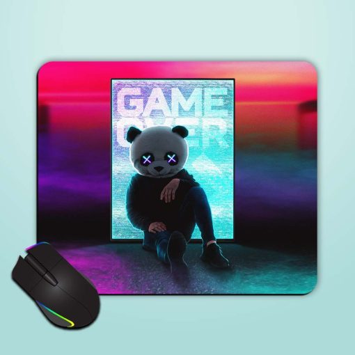 Game Over Panda Mouse Pad