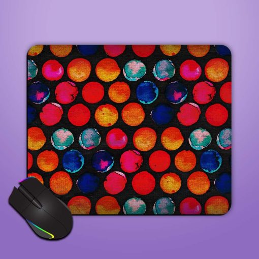 Color Dots Art Mouse Pad Chachhi