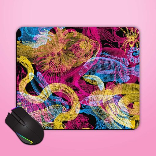 Endangered Animals Art Mouse Pad Chachhi