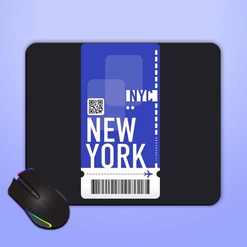 Nyc Ticket Mouse Pad Chachhi