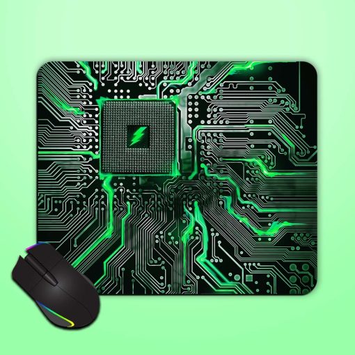 Neon Circuit Mouse Pad Chachhi