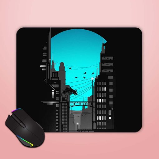 City View Illustration Mouse Pad Chachhi