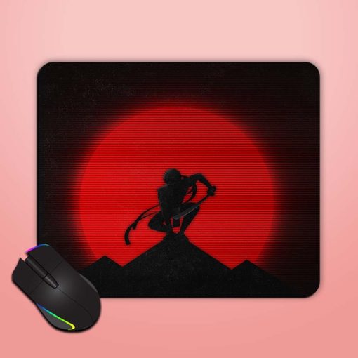 Ninja On Mountain Mouse Pad Chachhi