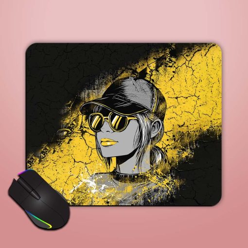 Stylish Girl Mouse Pad Chachhi