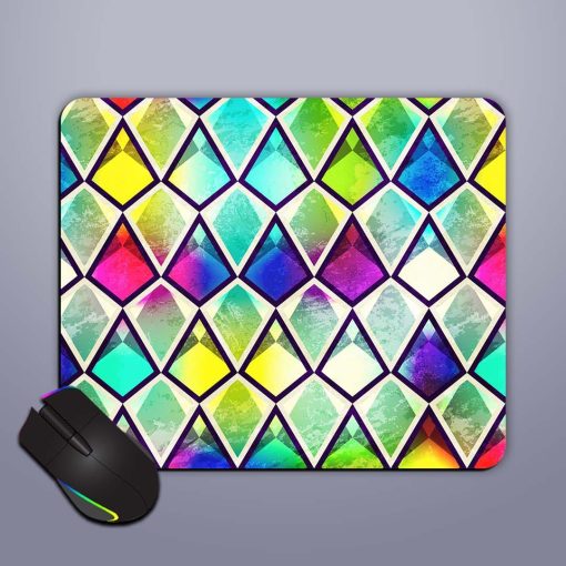 Abstract Vintage Mosaic Mouse Pad Chachhi